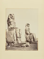 Theben. Kolosse von Memnon (Ägypten)