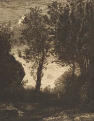 Sonnenuntergang, 1858