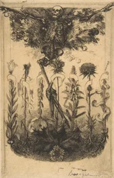 Frontispiz für Les Fleurs du Mal, 1857