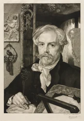 Porträt von Edmond de Goncourt, 1882