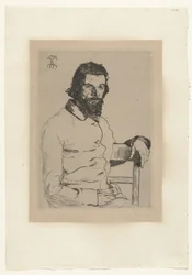 Porträt des Künstlers Charles Méryon