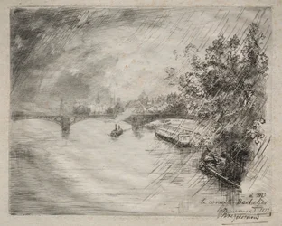 Ansicht der Brücke von Saint-Pères