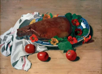 Schinken und Tomaten