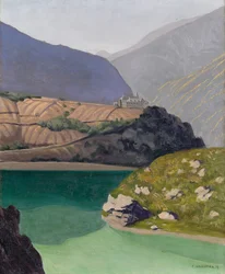 Lac de Géronde, Sierre, 1919