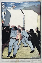 Le coup de assistance - Die große soziale Frage... - von Felix Vallotton