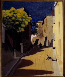 Mimosenblüte in Cagnes 1921