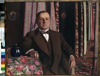 Porträt des Kunstsammlers Georges Haasen