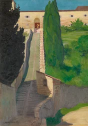Die Stufen des Klosters San Marco, Perugia, 1913