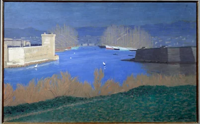 Ansicht des Hafens von Marseille