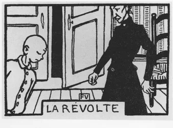 Illustration für Karottenkopf (Poil de Carotte): „la revolte“ geschrieben von Jules Renard, ed. Flammarion (Illustration)