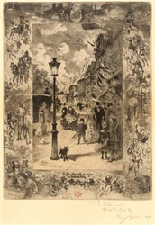 Der Nationalfeiertag am Boulevard de Clichy