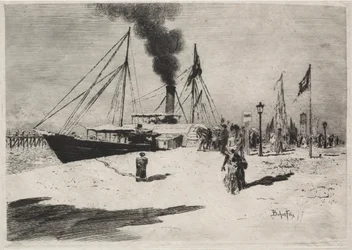 Der Kai von Trouville