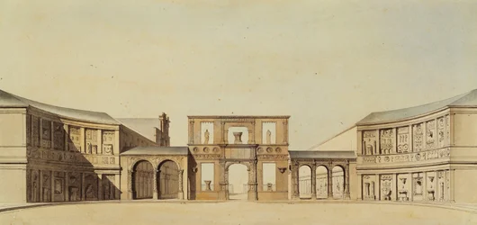 Der Hof der École des Beaux-Arts, Paris