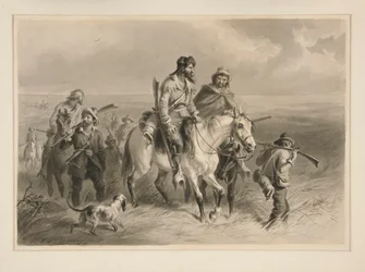 Grenzschurken, die Kansas überfallen