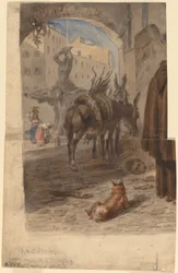 Bernini-Brunnen, Rom [recto]