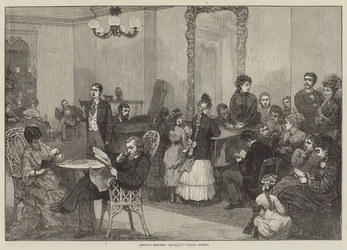 Amerikanische Skizzen, Hotelleben, Sonntagabend