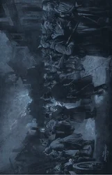 Von der Westfront. Nach der Schlacht, Illustration aus Hindenburg