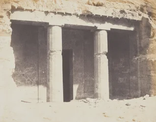 Felsenarchitektur: Grab des Chnumhotep, Beni Hasan