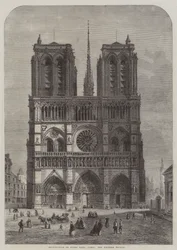 Restaurierung von Notre Dame, Paris, die Westfassade