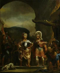 Die Unerschrockenheit des Fabricius im Heerlager des Pyrrhus