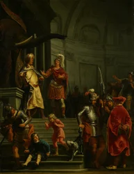 Die Unerschrockenheit des Fabricius im Heerlager des Pyrrhus