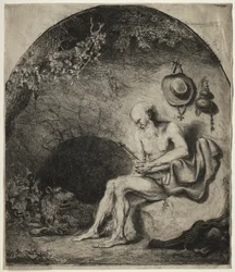 Der heilige Hieronymus in der Buße