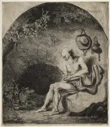 Der heilige Hieronymus in der Buße