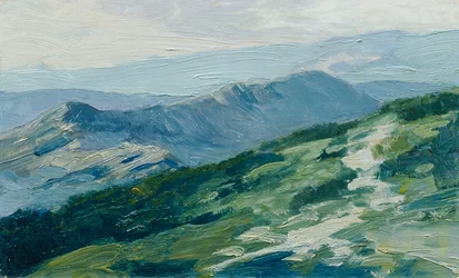 Riesengebirge (aus der Mappe „16 Ansichten tschechischer Landschaften 