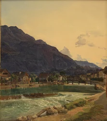 Die Traun bei Ischl