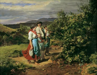 Heimkehr von der Arbeit (Die Liebenden am Scheideweg)