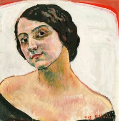 Frau mit braunem Haar, 1913