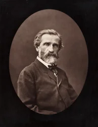 Giuseppe Verdi italienischer Komponist, 1813-1901, um 1872
