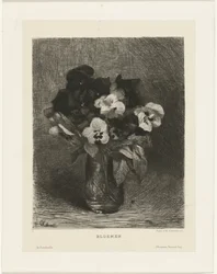 Veilchen in einer Vase