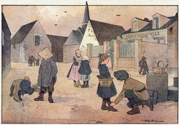 Nach der Schule, in Imagier de l