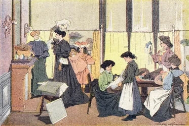 Die Modistin, in Imagier de l