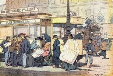 Die Straßenbahn, in Imagier de l