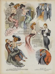 Illustration für Le Rire (Farblithografie)