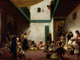 Eine jüdische Hochzeit in Marokko, 1841