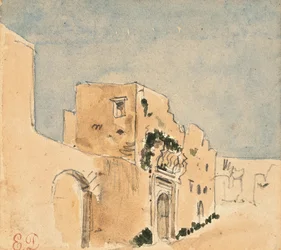 Ein marokkanisches Gebäude