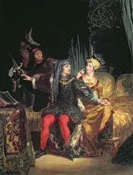 Karl VI. (1380-1422) und Odette de Champdivers, ca. 1824-26