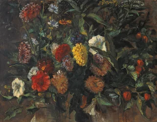 Blumenstillleben, um 1848