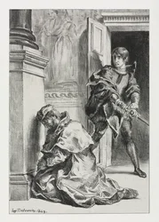 Hamlet: Hamlet versucht, den König zu töten, 1843