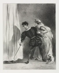 Hamlet: Der Mord an Polonius, 1834