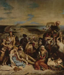 Szenen aus dem Massaker von Chios, 1822