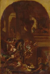 Die Vertreibung des Heliodorus aus dem Tempel, ca. 1857