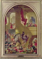 Die Vertreibung des Heliodorus aus dem Tempel, ca. 1857
