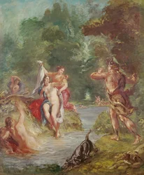 Die vier Jahreszeiten, Sommer: Diana und Actaeon, 1862