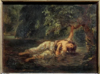 Der Tod von Ophelia (Illustration für „Hamlet“ von William Shakespeare)