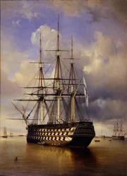 Russisches Schlachtschiff Imperator Aleksandr I, 1840