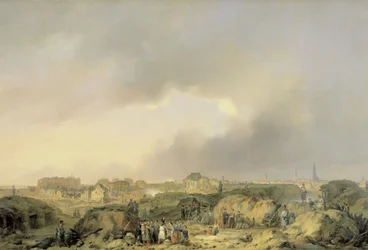Die Zitadelle von Antwerpen kurz nach der Belagerung vom 19. November bis 23. Dezember 1832
